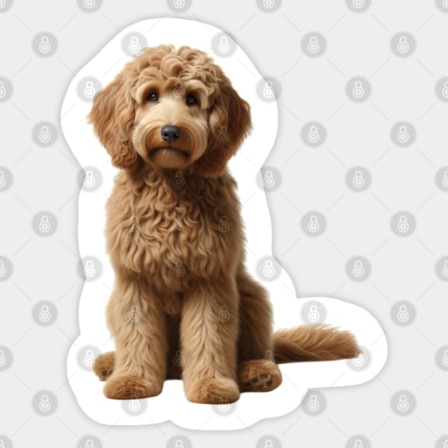 Australian Labradoodle Sticker by millersye